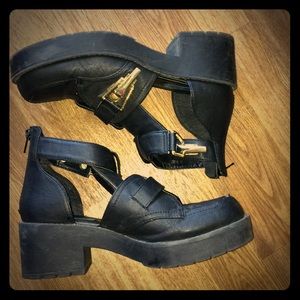 Penny Sue “Envy” Cut Out Ankle Boots